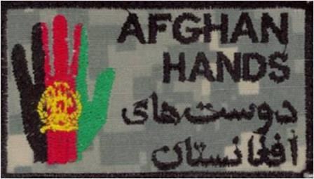 Afghan Hands Patch - Afghanistan