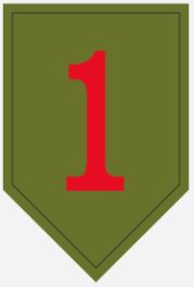 Big Red One Division Patch